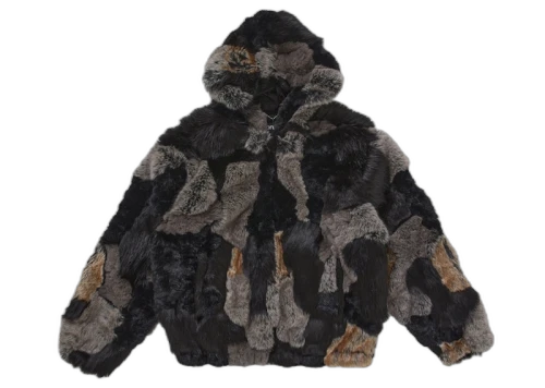 Supreme Faux Sherling Lined Bomber Jacket (FW25) Black