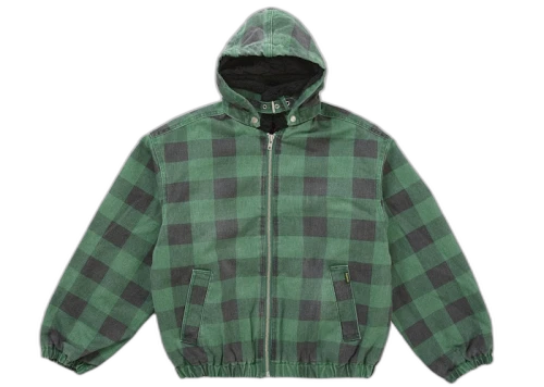 Supreme Faux Sherling Lined Bomber Jacket (FW25) Plaid