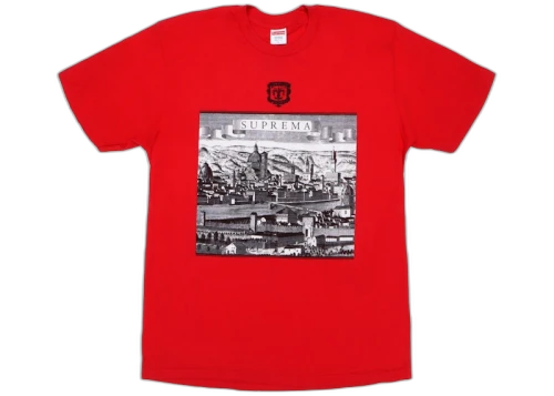 Supreme Fiorenza Tee Red