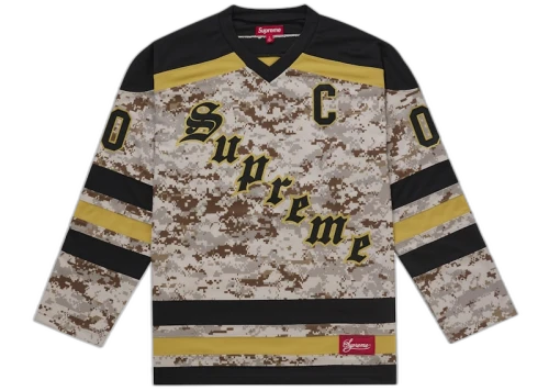 Supreme Fire & Ice Hockey Jersey Digital Camo