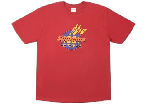 Supreme Fire Tee Brick
