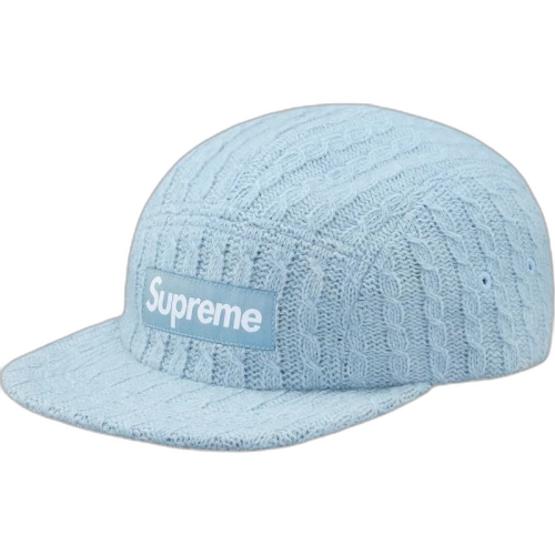Supreme Fitted Cable Knit Camp Cap