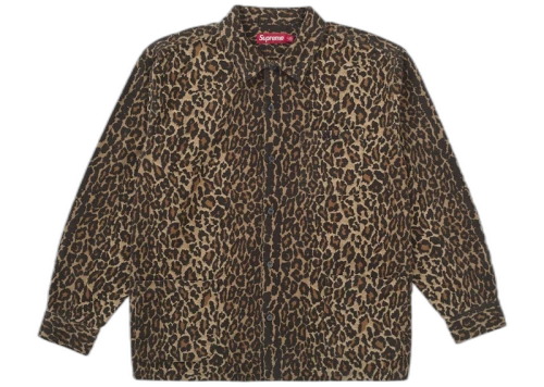 Supreme Flannel Pajama Shirt Leopard