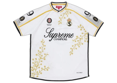 Supreme Floral Soccer Jersey White