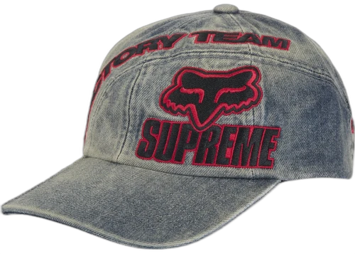 Supreme Fox Racing 6-Panel (FW25) Denim