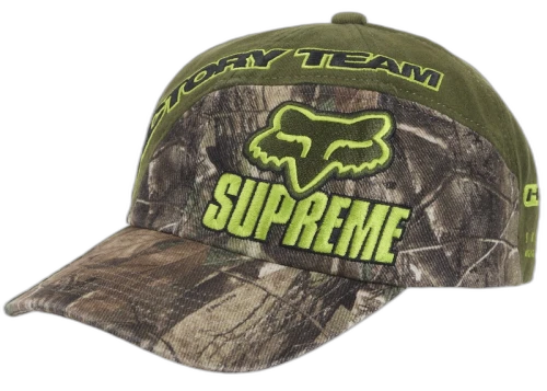 Supreme Fox Racing 6-Panel (FW25) Realtree Hardwoods Camo