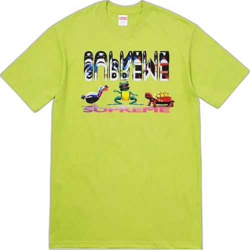 Supreme Friends Tee Lime