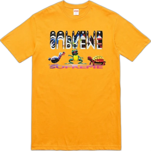 Supreme Friends Tee Mustard