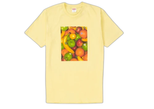 Supreme Fruit Tee Pale Yellow