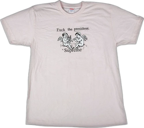 Supreme Ftp Tee Light Pink