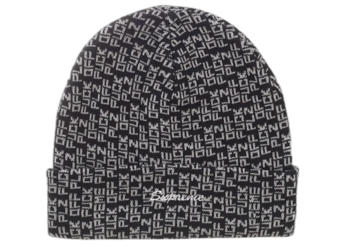 Supreme Fuck Off Beanie Black