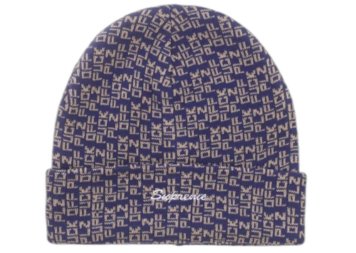 Supreme Fuck Off Beanie Navy