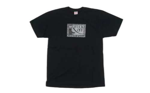 Supreme Fuck Off Tee Black