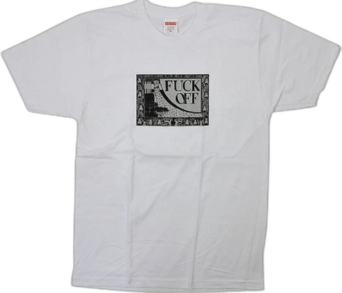 Supreme Fuck Off Tee White