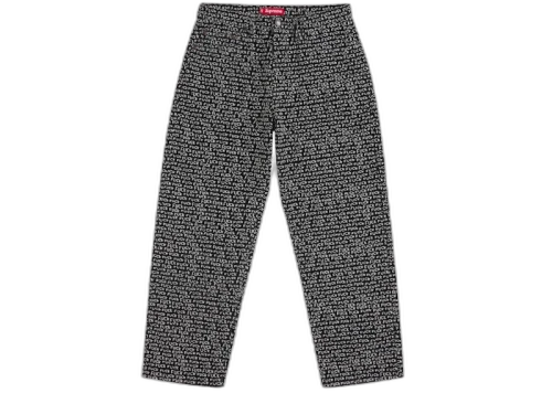 Supreme Fuck Stitch Loose Fit Jean Black
