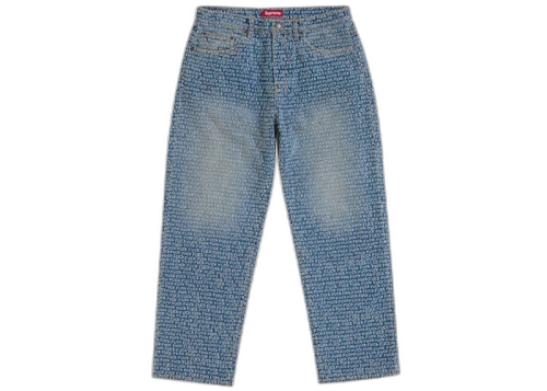 Supreme Fuck Stitch Loose Fit Jean Blue