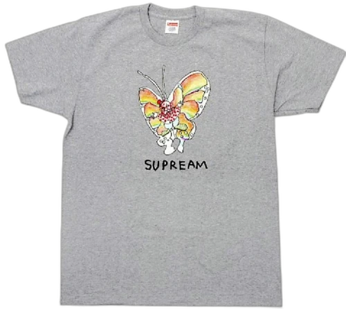 Supreme Gonz Butterfly Tee Grey