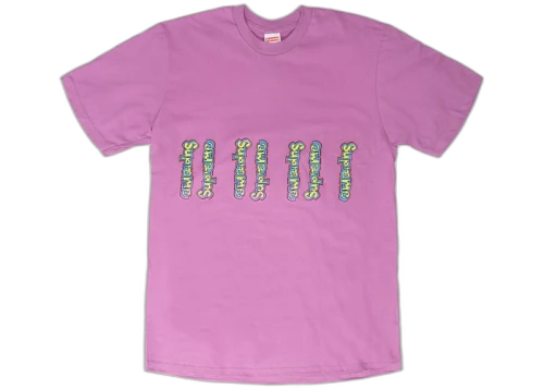 Supreme Gonz Logo Tee Light Purple