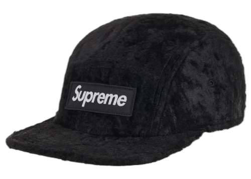 Supreme GOODENOUGH Crushed Rayon Camp Cap Black