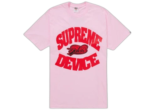 Supreme GOODENOUGH Device Tee Pink