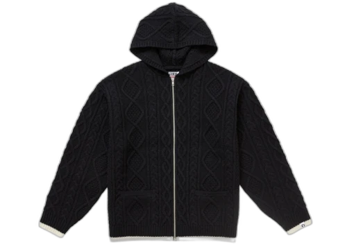 Supreme GOODENOUGH Zip Up Hooded Sweater Black