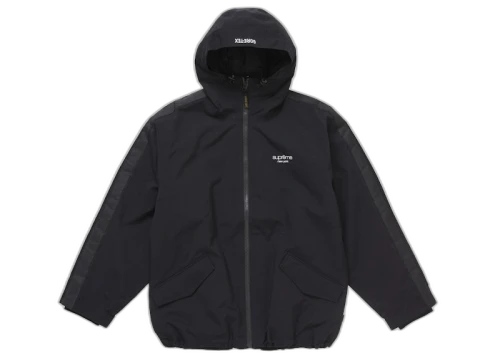 Supreme GORE-TEX Stripe Hooded Jacket Black
