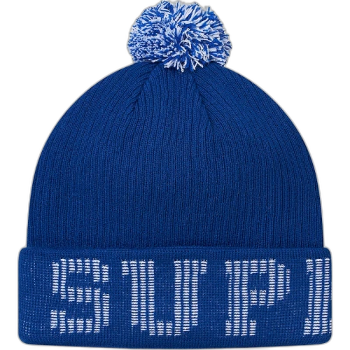 Supreme Grid Logo Beanie Royal