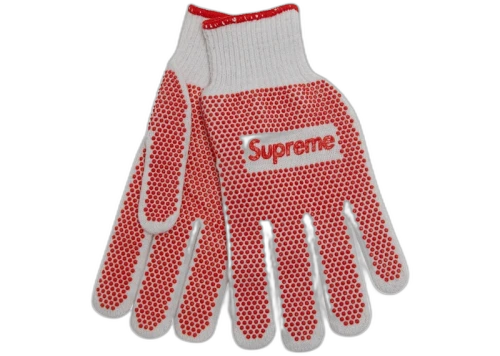 Supreme Grip Work Gloves White