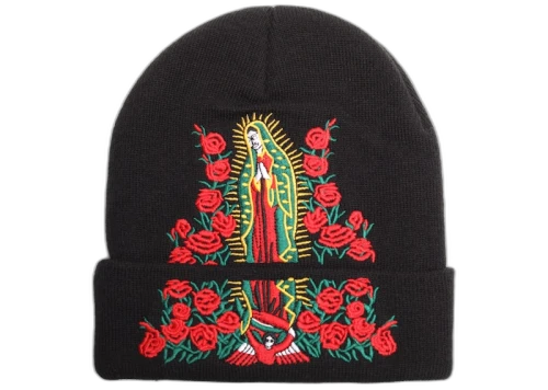 Supreme Guadalupe Beanie Black