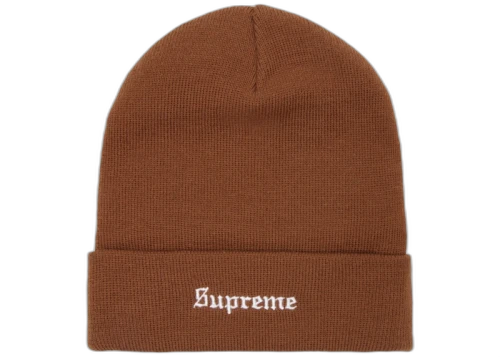 Supreme Guadalupe Beanie Brown