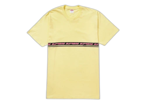 Supreme Hard Goods Tee Pale Yellow