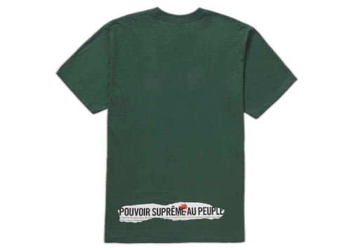 Supreme Headline Tee Dark Green