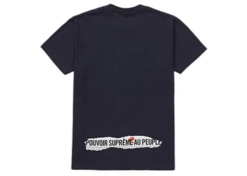 Supreme Headline Tee Navy