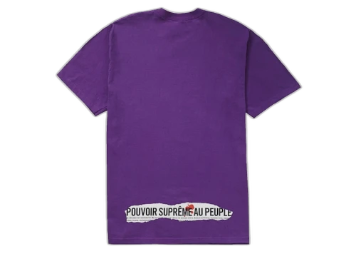 Supreme Headline Tee Purple