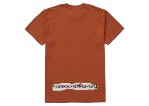 Supreme Headline Tee Rust