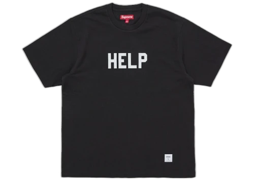 Supreme Help S/S Top Black