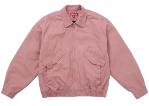 Supreme Hooded Utility Jacket Pink