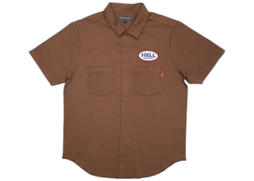 Supreme Hysteric Glamour S/S Work Shirt Brown