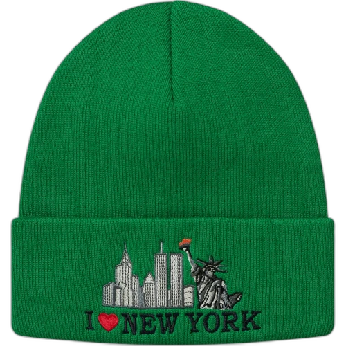 Supreme I Love NY Beanie Green