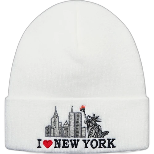 Supreme I Love NY Beanie White