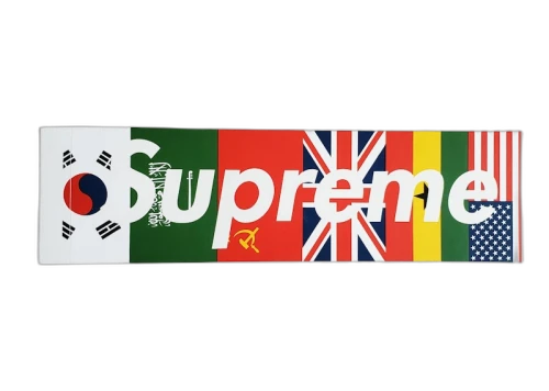 Supreme International Flags Box Logo Sticker