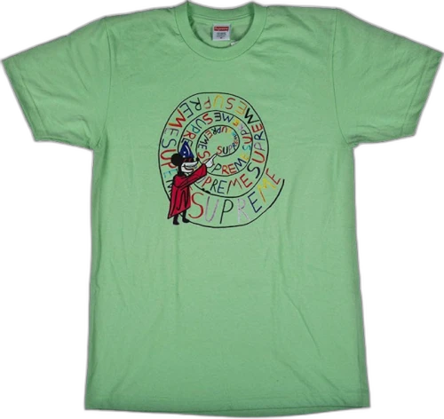 Supreme Joe Roberts Swirl Tee Light Green