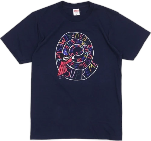 Supreme Joe Roberts Swirl Tee Navy