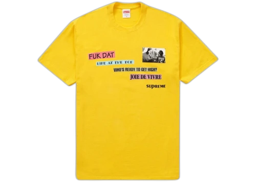 Supreme Joie De Vivre Tee Yellow