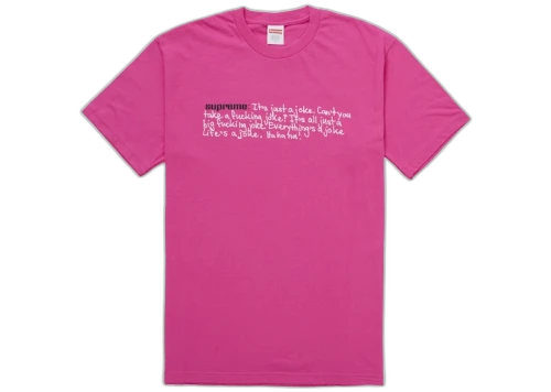 Supreme Joke Tee Fuchsia