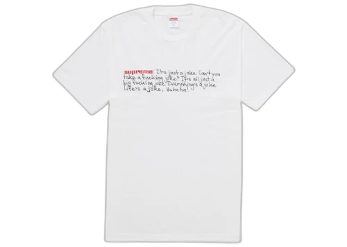 Supreme Joke Tee White