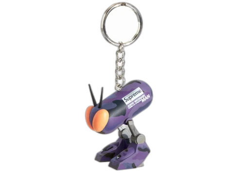 Supreme JUNYA WATANABE CDG MAN Bug Keychain Purple Camo