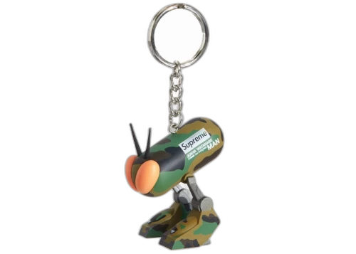 Supreme JUNYA WATANABE CDG MAN Bug Keychain Woodland Camo
