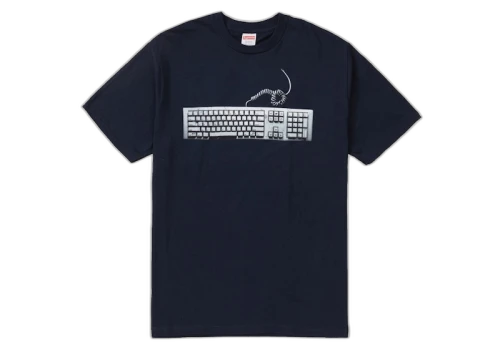 Supreme Keyboard Tee Navy