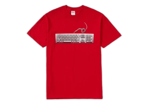 Supreme Keyboard Tee Red